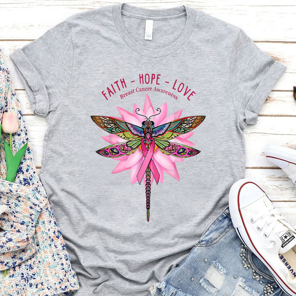 Faith With Hope And Love Christian T-Shirt