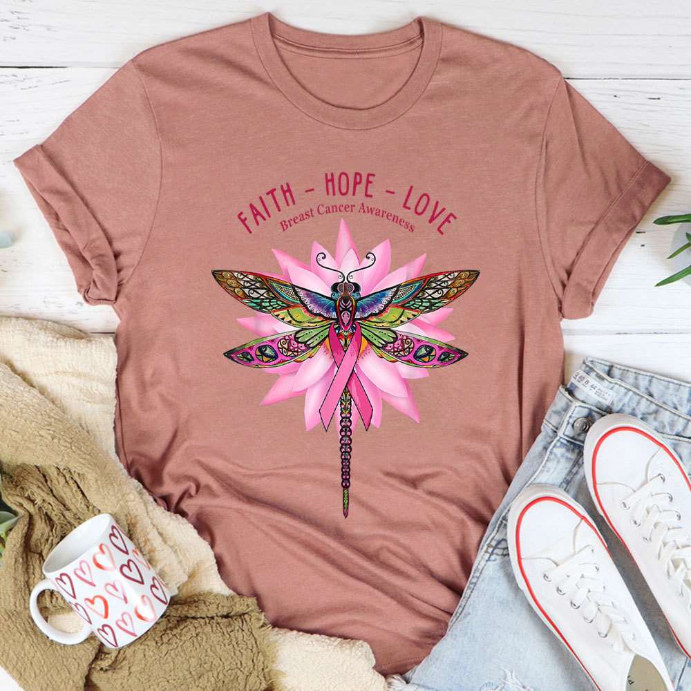 Faith With Hope And Love Christian T-Shirt