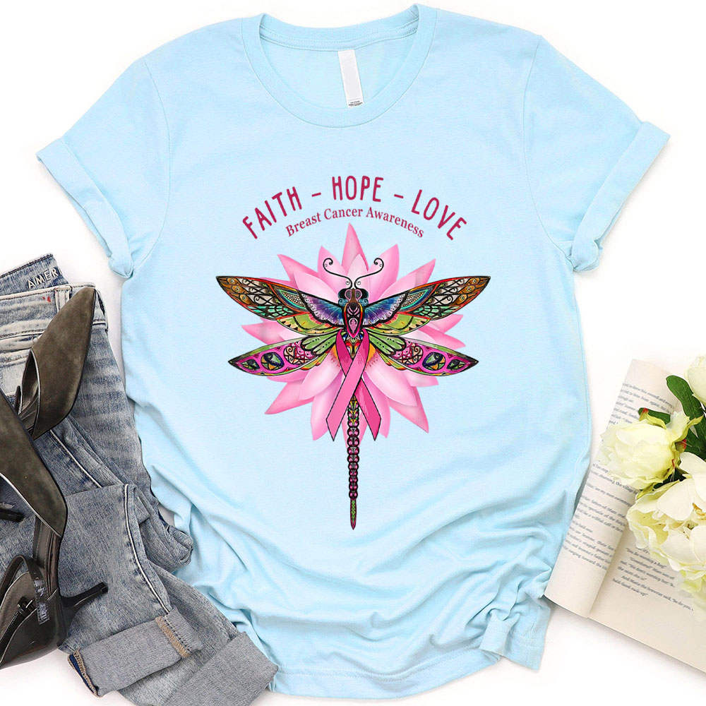 Faith With Hope And Love Christian T-Shirt