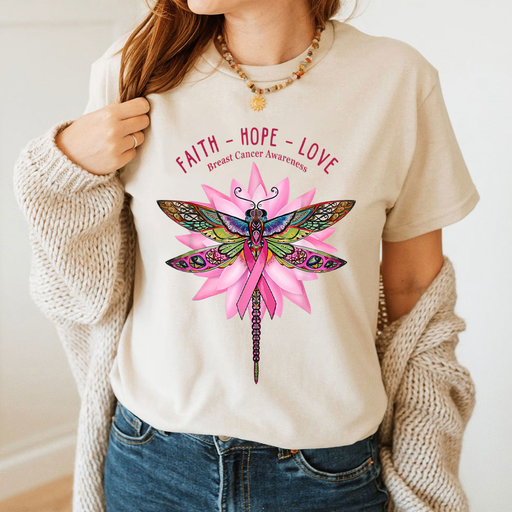 Faith With Hope And Love Christian T-Shirt