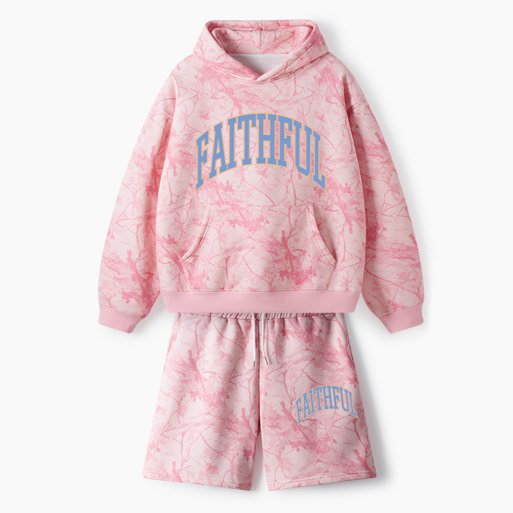 Faithful Christian Camo Fleece Hoodie Set