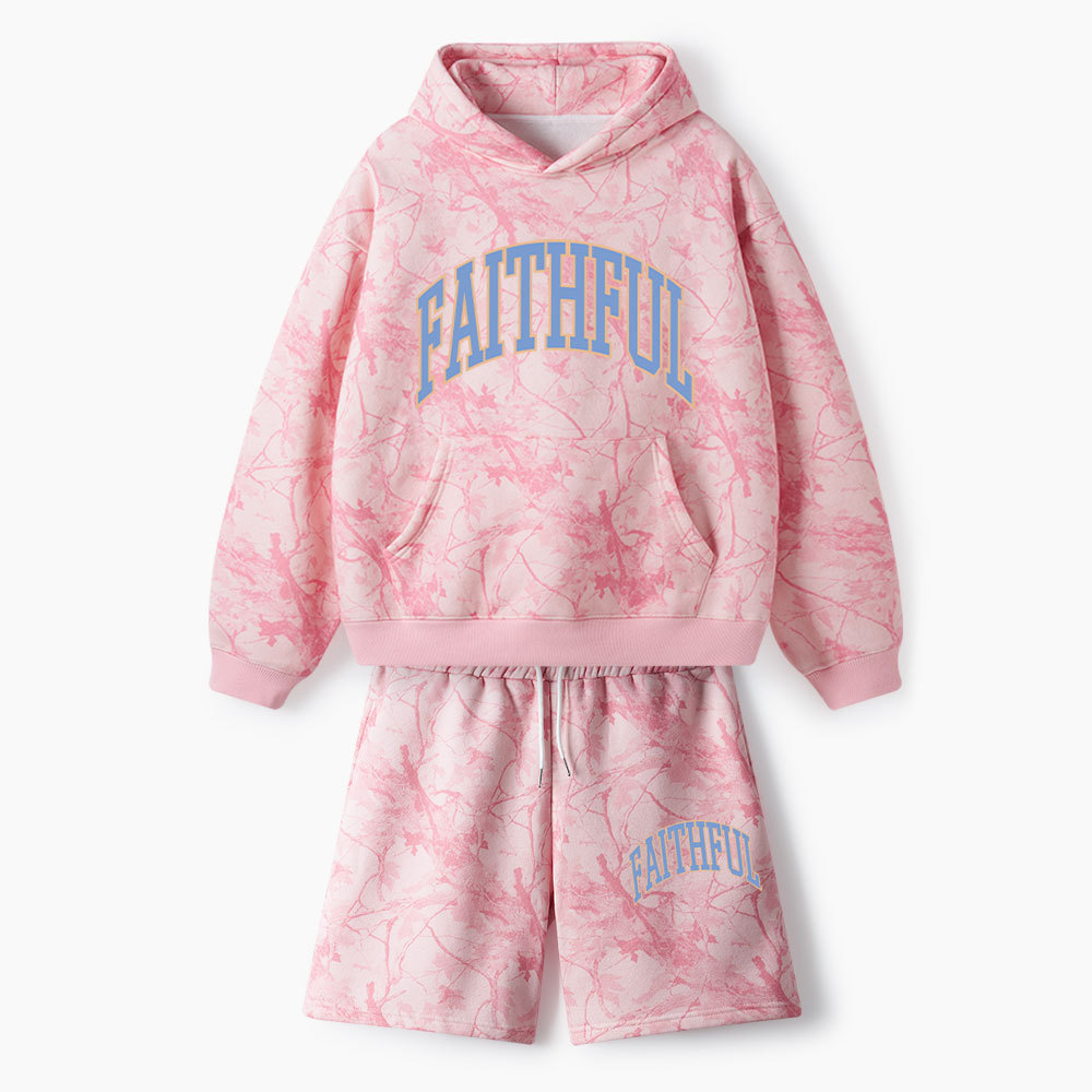 Faithful Christian Camo Fleece Hoodie Set