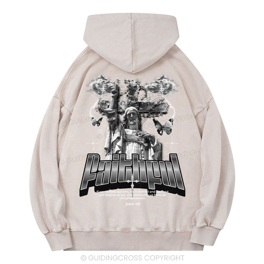 Transformed Christian Washed Hoodie Sale - GuidingCross