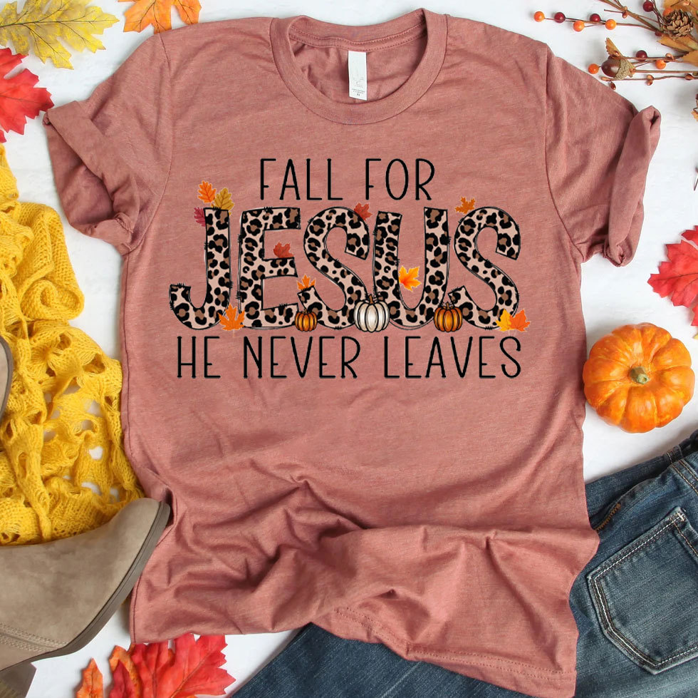 Fall For Jesus Christian T-Shirt
