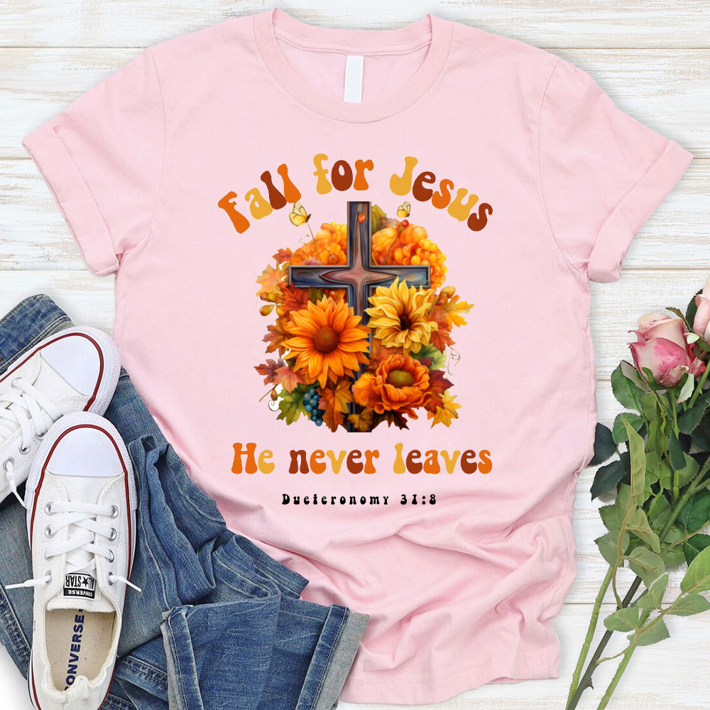 Fall For Jesus Christian T-Shirt