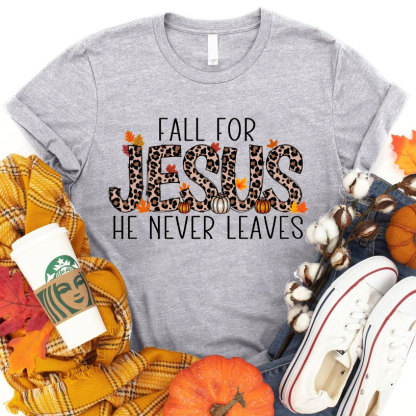 Fall For Jesus Christian T-Shirt
