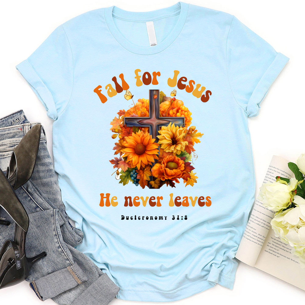 Fall For Jesus Christian T-Shirt