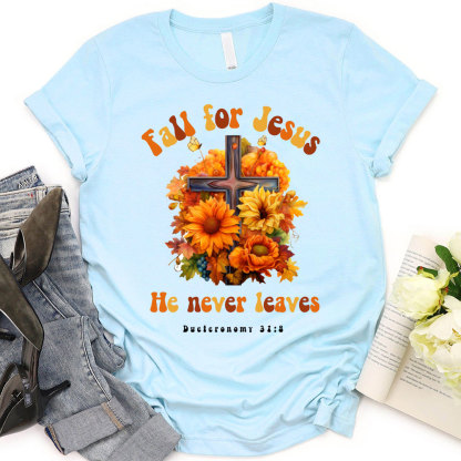 Fall For Jesus Christian T-Shirt