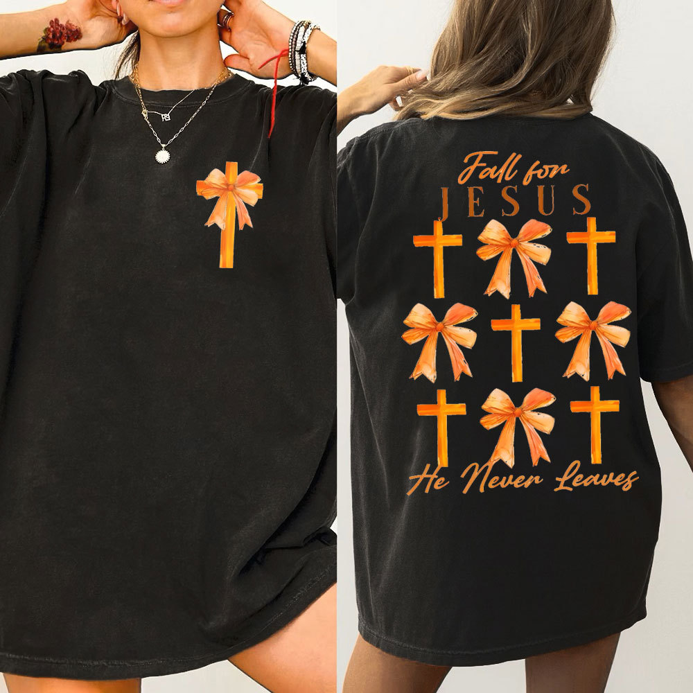 Fall For Jesus Christian Washed T-Shirt