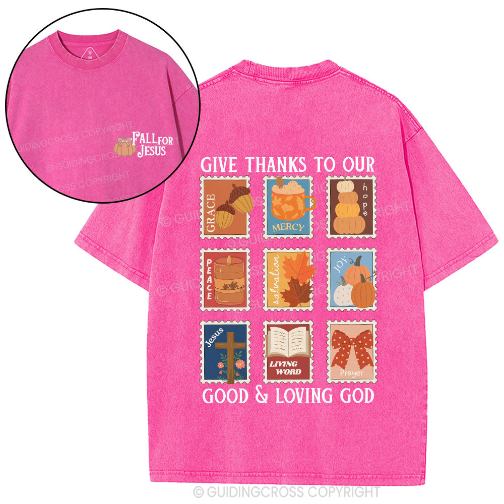 Fall For Jesus Christian Washed T-Shirt