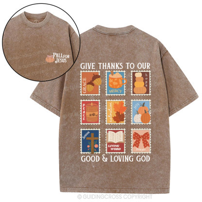 Fall For Jesus Christian Washed T-Shirt