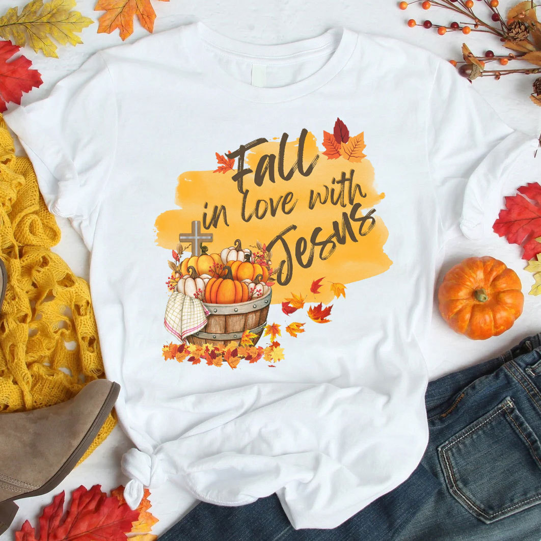 Fall In Love With Jesus Christian T-Shirt