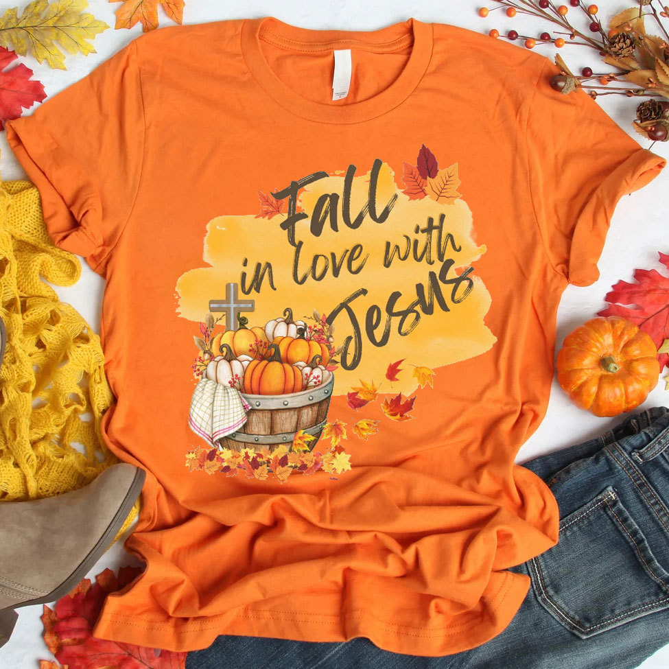 Fall In Love With Jesus Christian T-Shirt