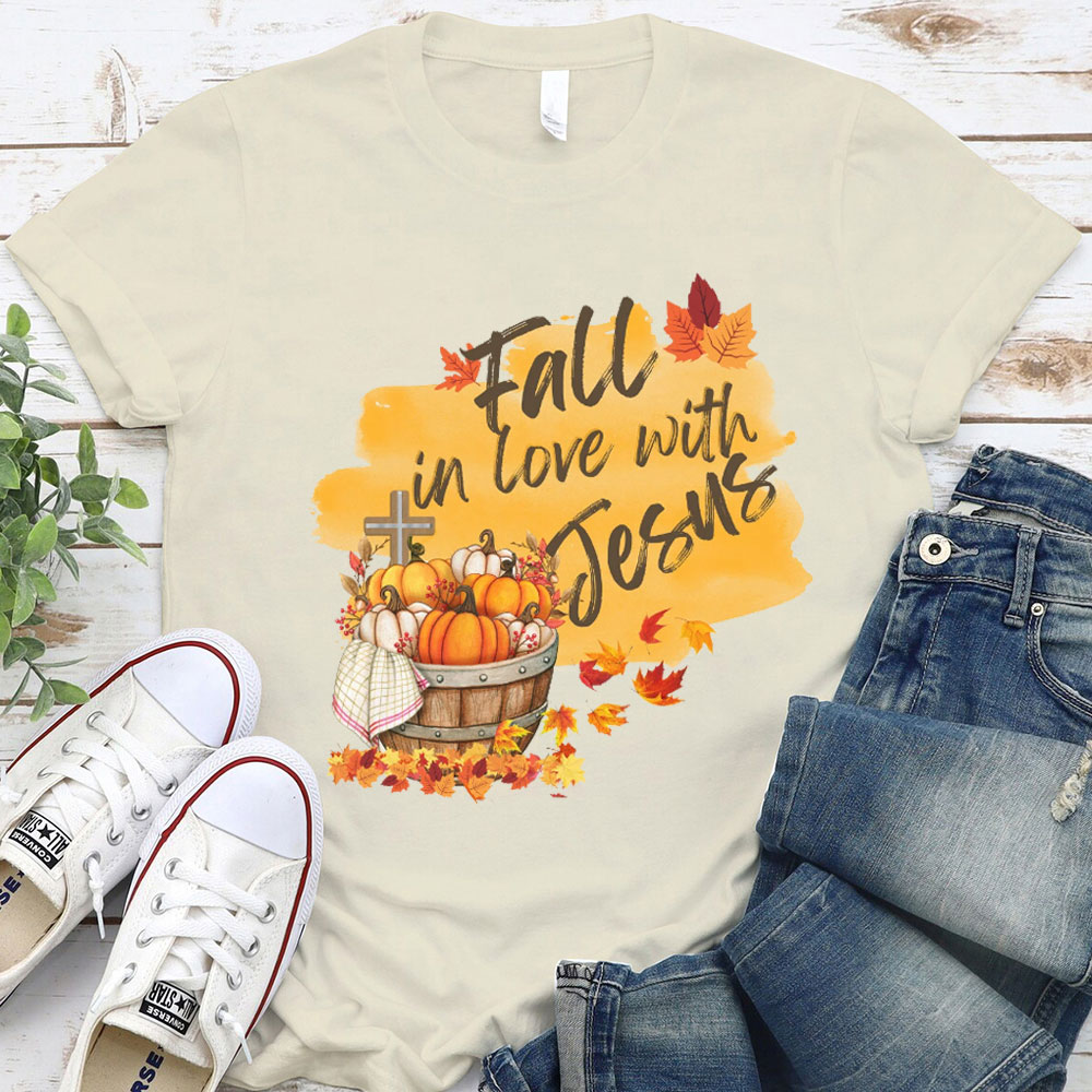 Fall In Love With Jesus Christian T-Shirt