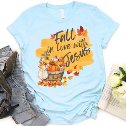 Fall In Love With Jesus Christian T-Shirt