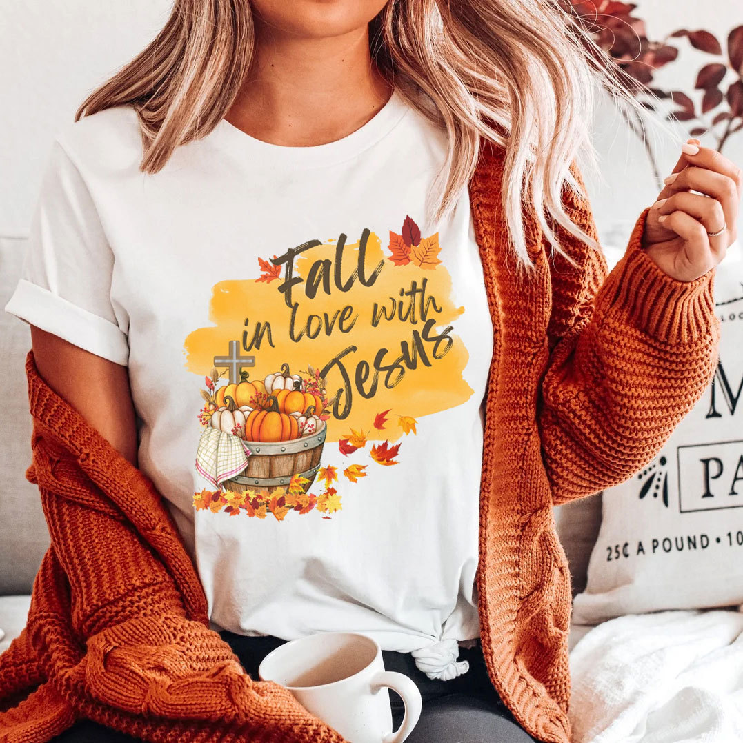 Fall In Love With Jesus Christian T-Shirt