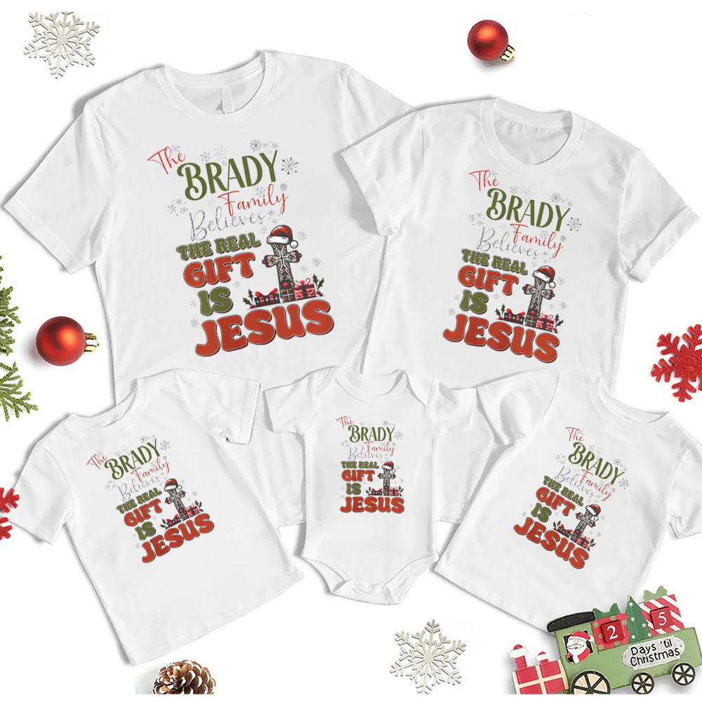 A Thrill Of Hope The Weary World Rejoice Christmas Family Matching Shirts Sale - GuidingCross