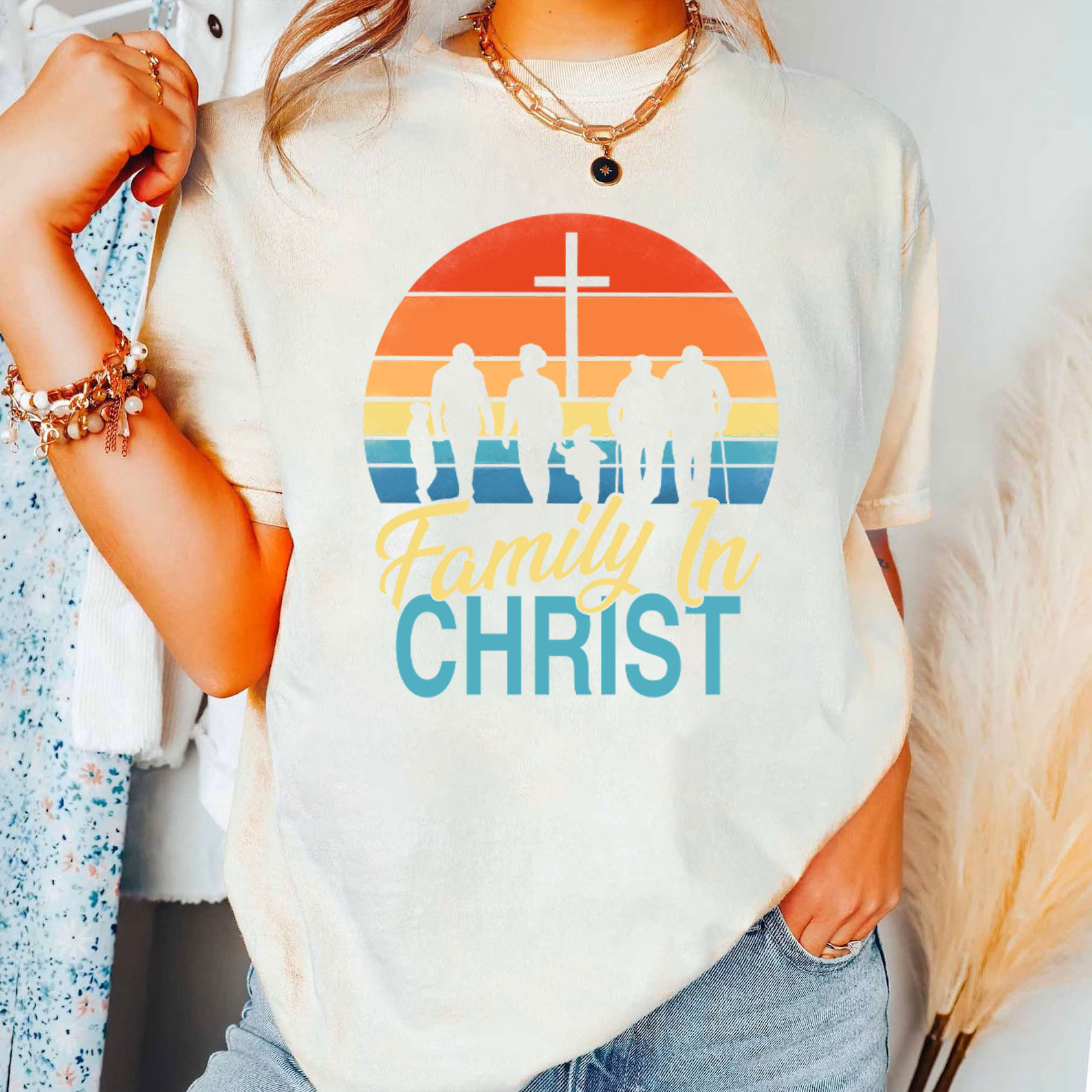 Family In Christ Christian T-Shirt