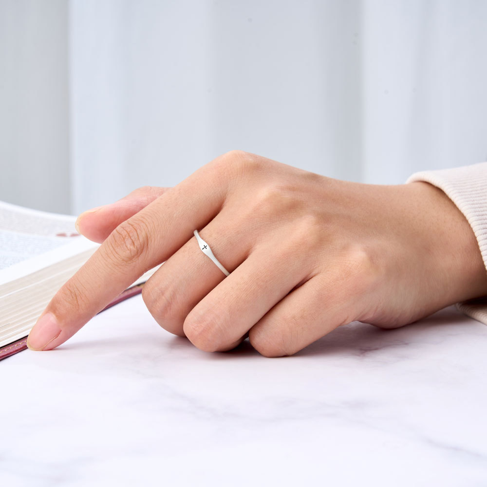 Fantastic Cross Christian 925 Sterling Silver Ring