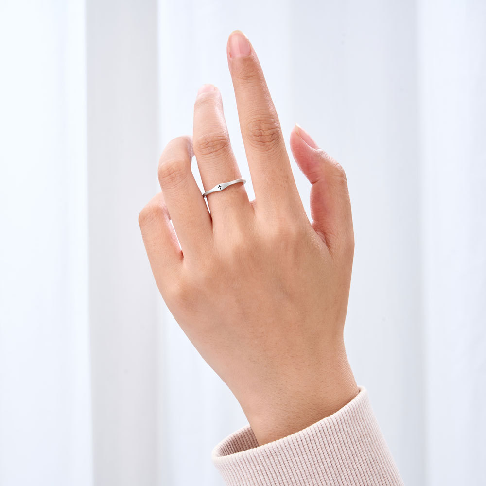 Fantastic Cross Christian 925 Sterling Silver Ring