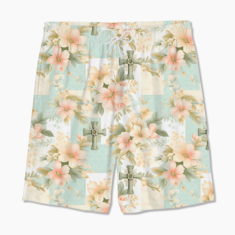 Fantastic Flower Cross Christian Hawaiian Shirt