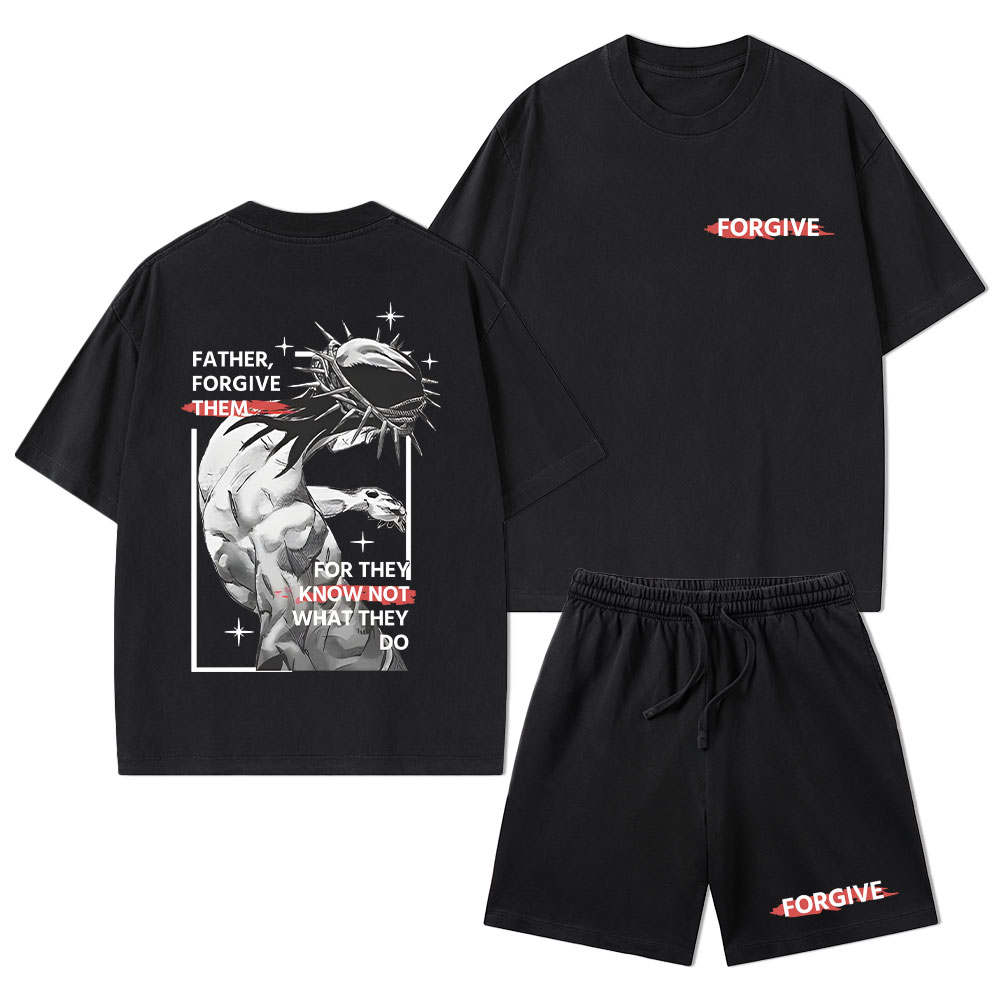 Sample Christian Washed T-Shirt & Shorts Sale - GuidingCross