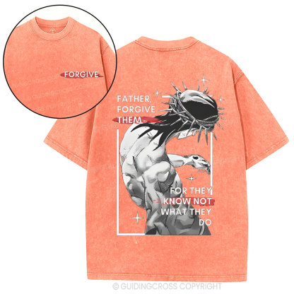 Father, Forgiven Them Christian Washed T-Shirt