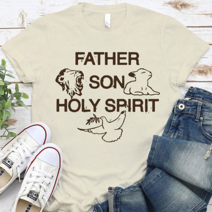 Father Son Holy Spirit Christian T-Shirt