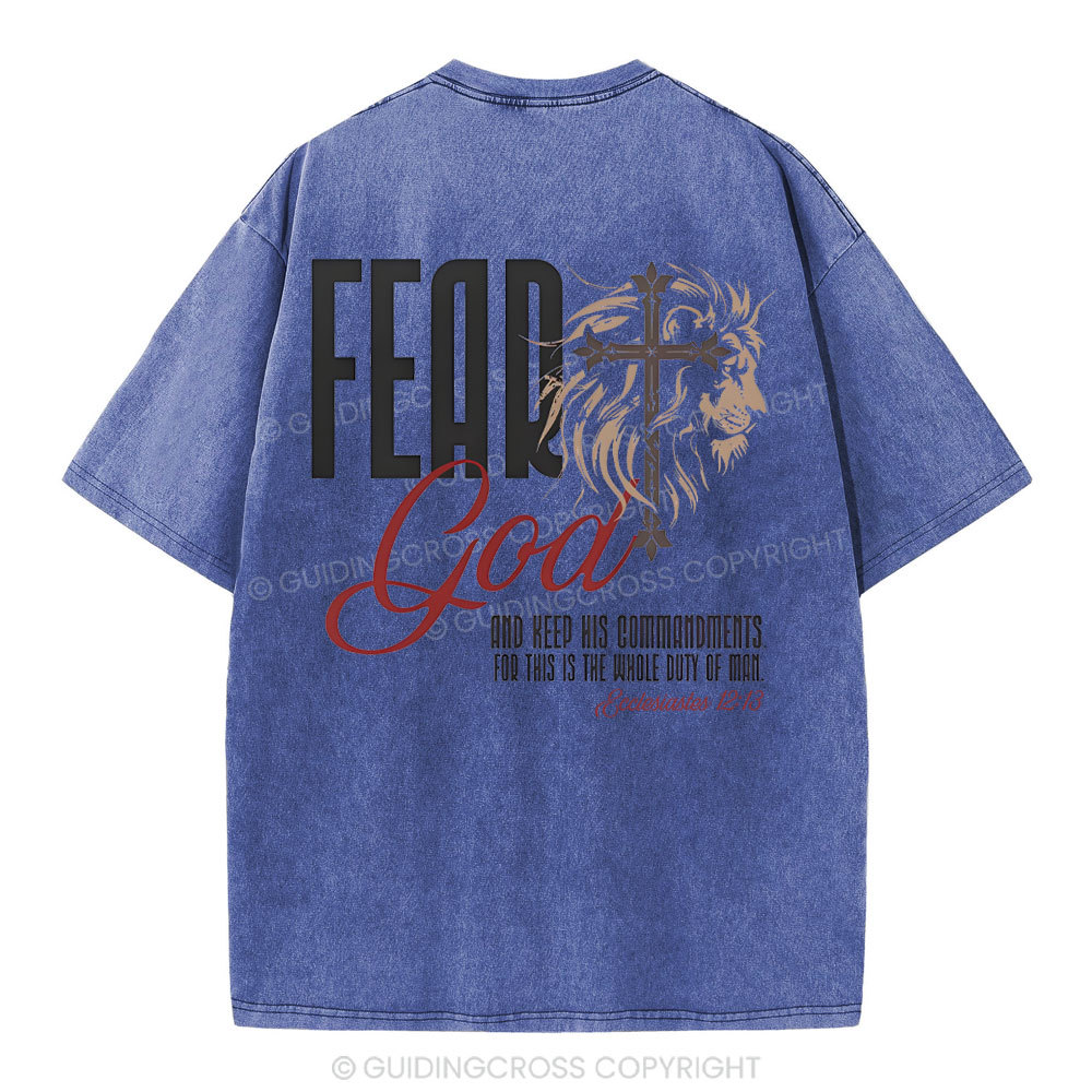 Fead God Christian Washed T-Shirt