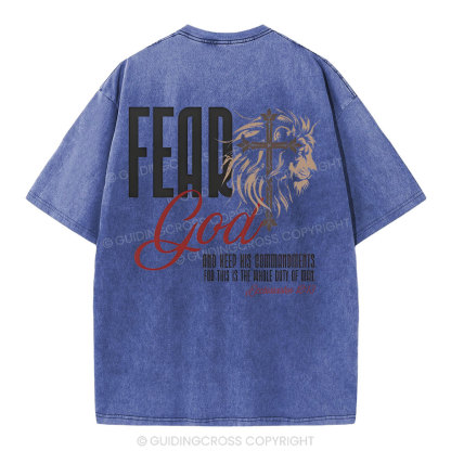 Fead God Christian Washed T-Shirt