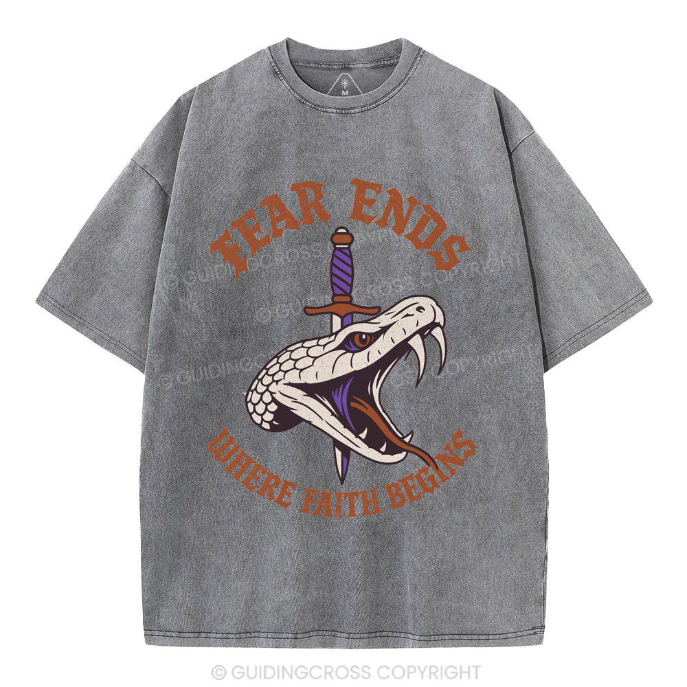 New-Sample Christian Washed T-Shirt Sale - GuidingCross