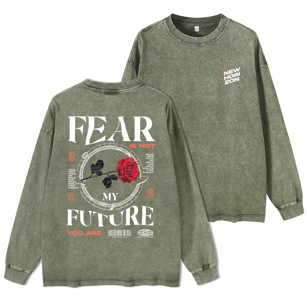 Fear Future Washed Long Sleeve T-Shirt