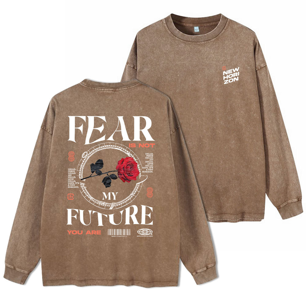 Fear Future Washed Long Sleeve T-Shirt