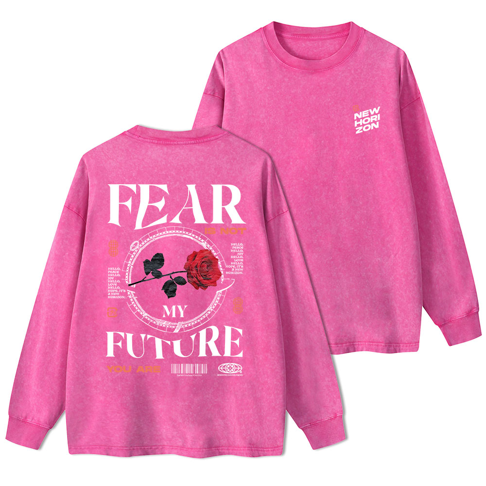 Fear Future Washed Long Sleeve T-Shirt