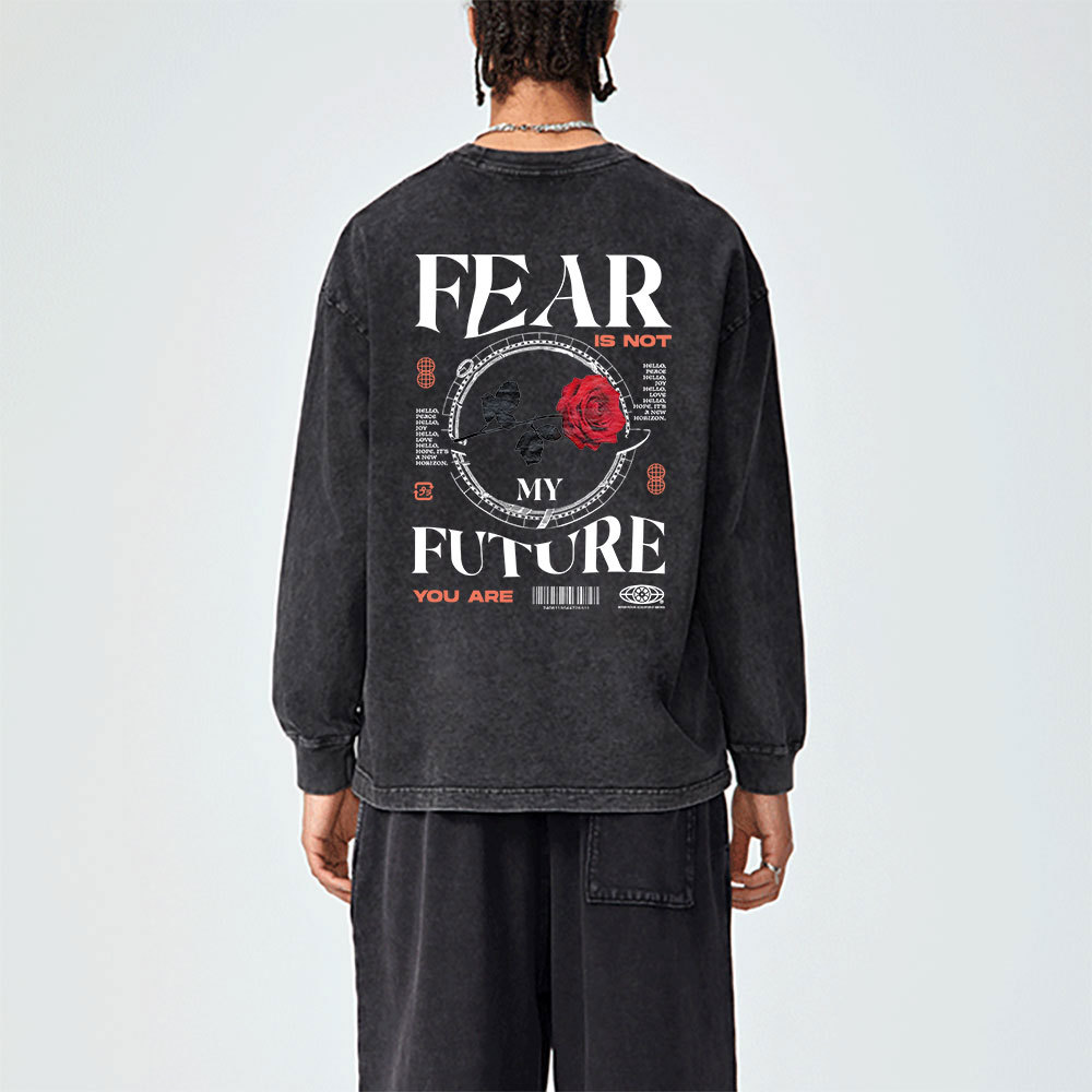 Fear Future Washed Long Sleeve T-Shirt