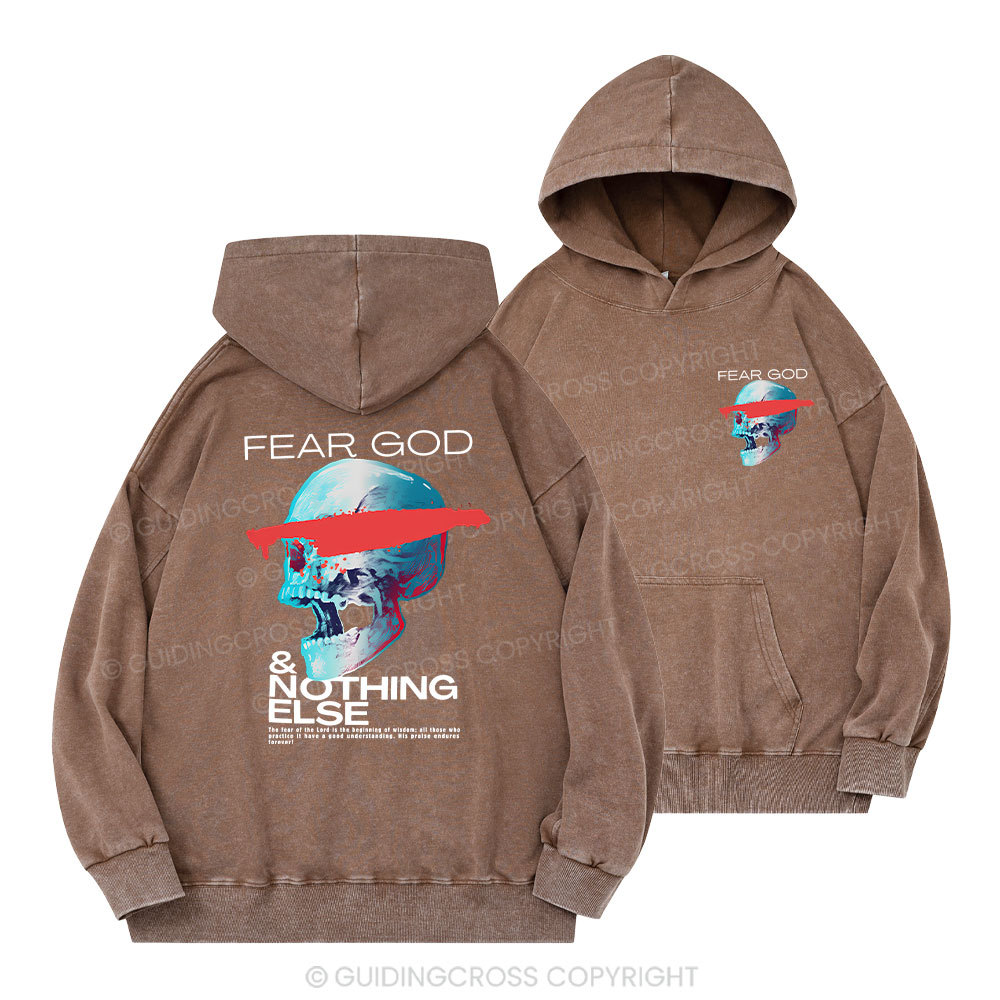 Faithful Polo Bear By Guidingcross Christian Washed Hoodie Sale - GuidingCross