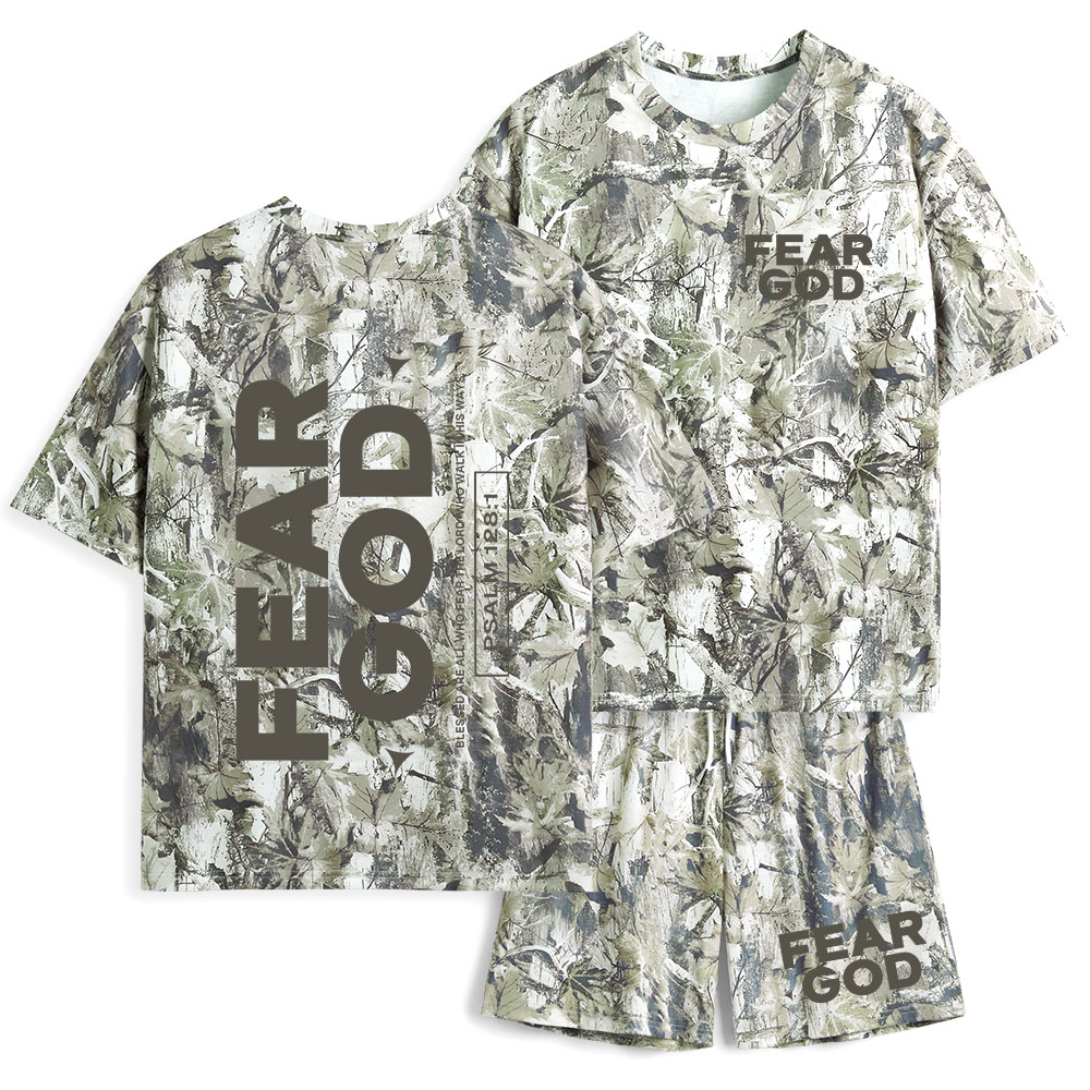 Sample --- Christian Camo T-Shirt & Shorts