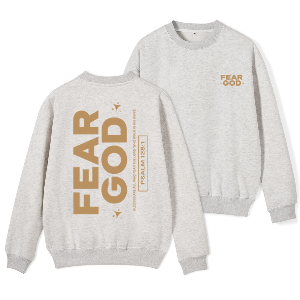 Fear God Christian Fleece Sweatshirt Sale - GuidingCross