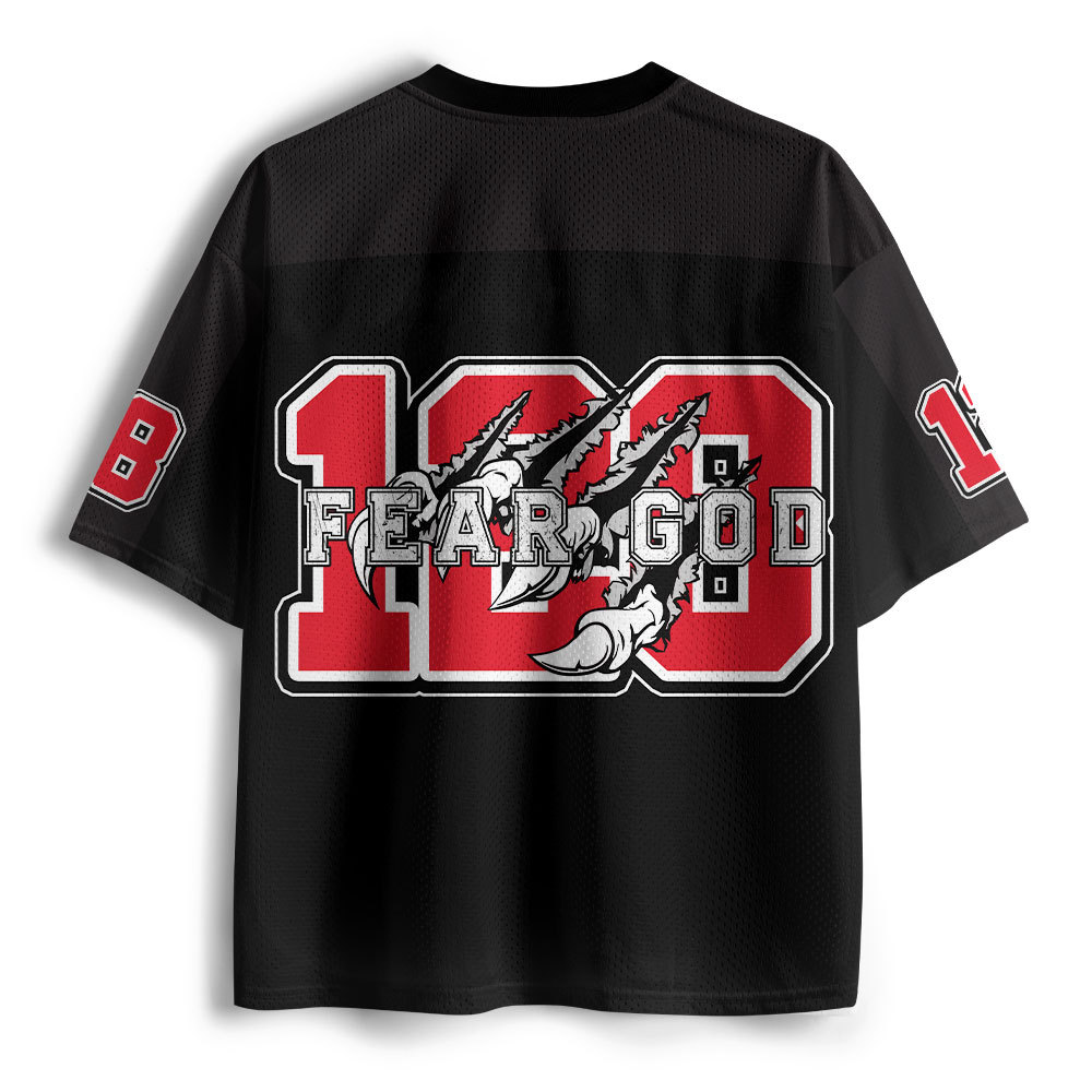 Fear God Christian Black Mesh Jersey