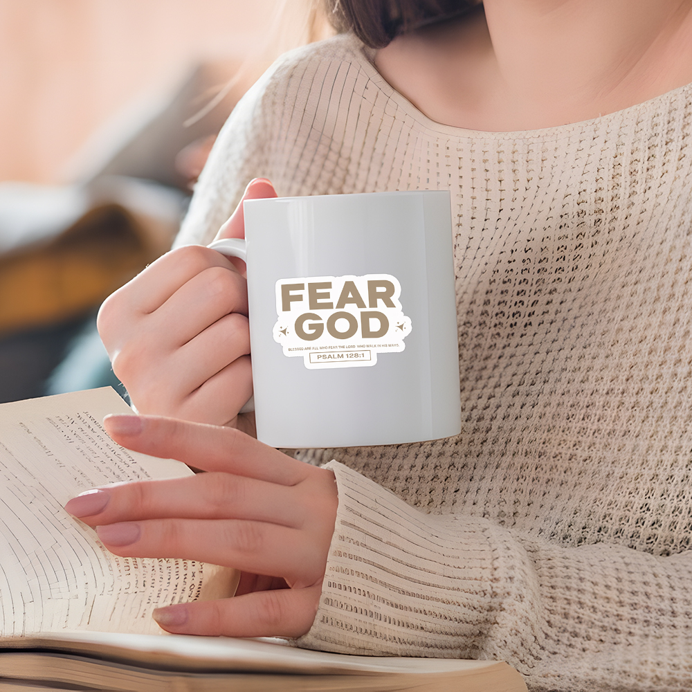 Fear God Christian Stickers 