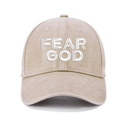 Fear God Christian Washed Hat