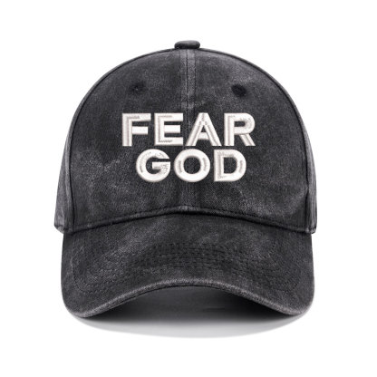 Fear God Christian Washed Hat