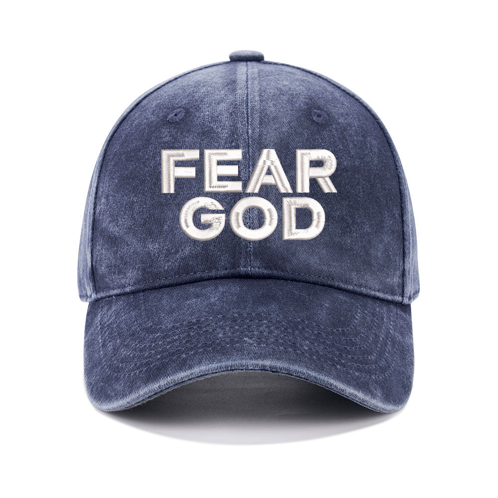 Fear God Christian Washed Hat