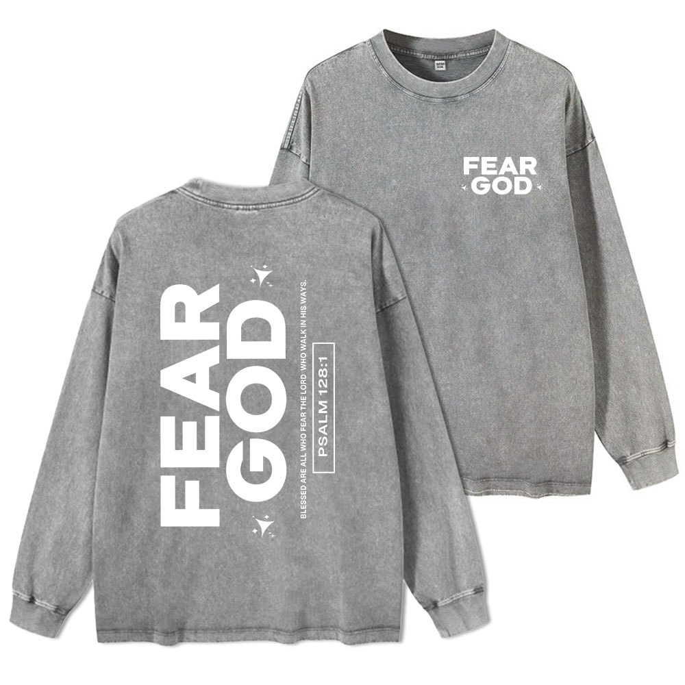 Fear God Christian Washed Long Sleeve T-Shirt