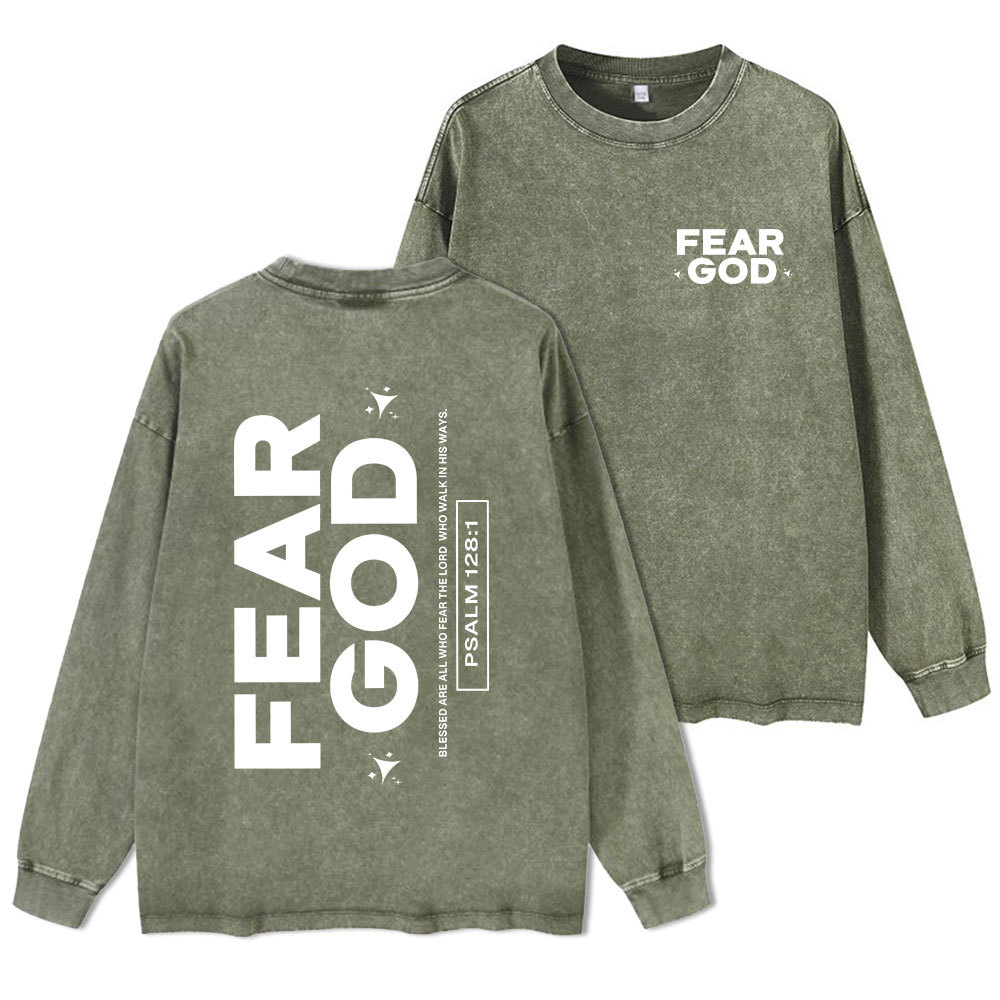 Fear God Christian Washed Long Sleeve T-Shirt