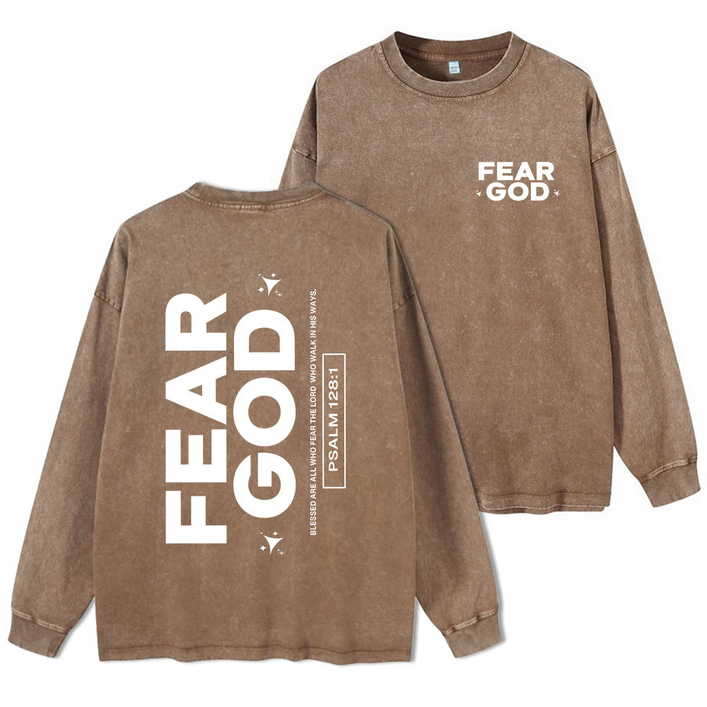 Fear God Christian Washed Long Sleeve T-Shirt