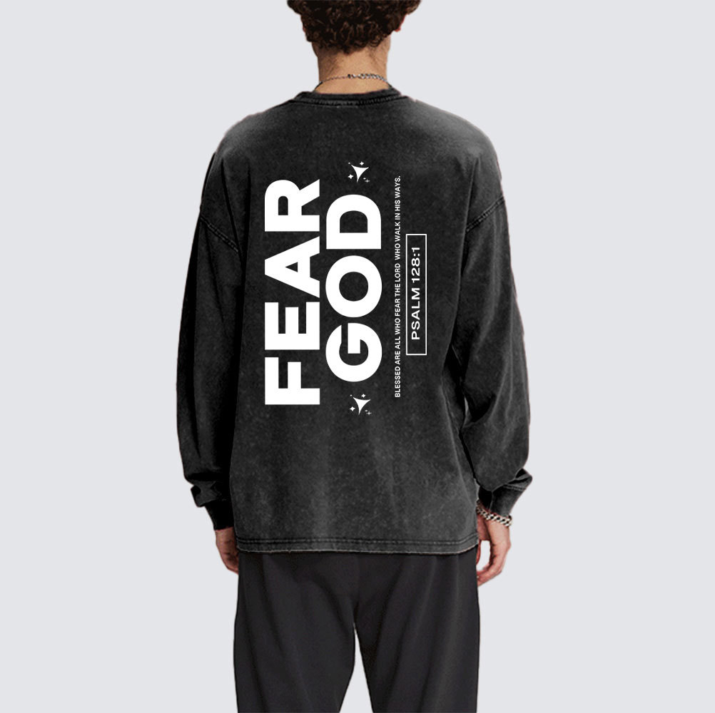 Fear God Christian Washed Long Sleeve T-Shirt