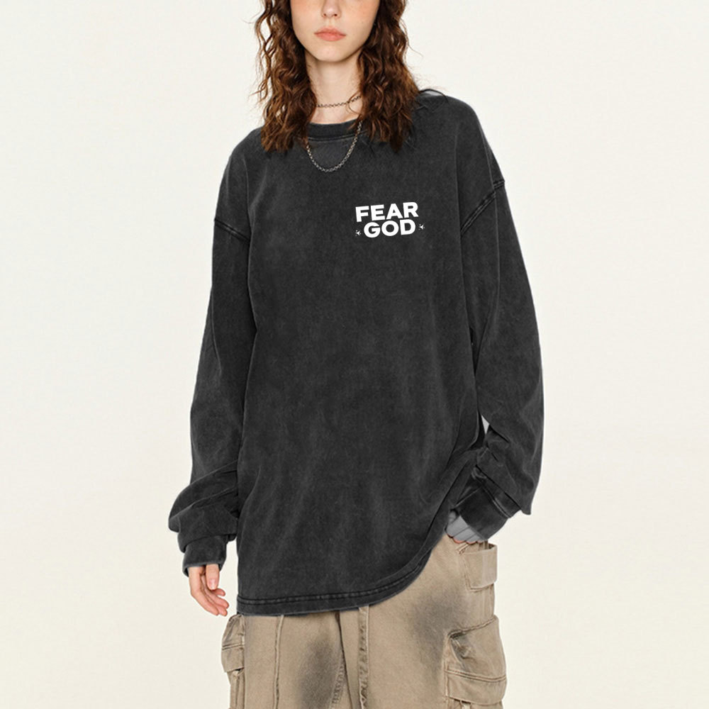 Fear God Christian Washed Long Sleeve T-Shirt