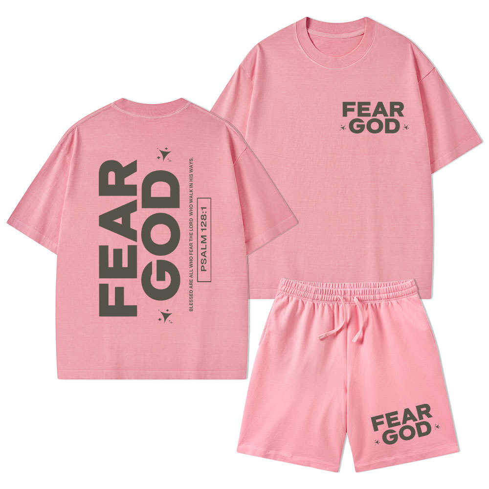 Fear God Christian Washed T-Shirt & Shorts