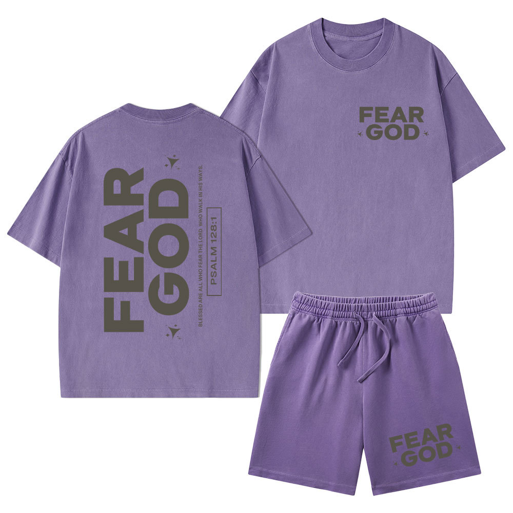 Fear God Christian Washed T-Shirt & Shorts